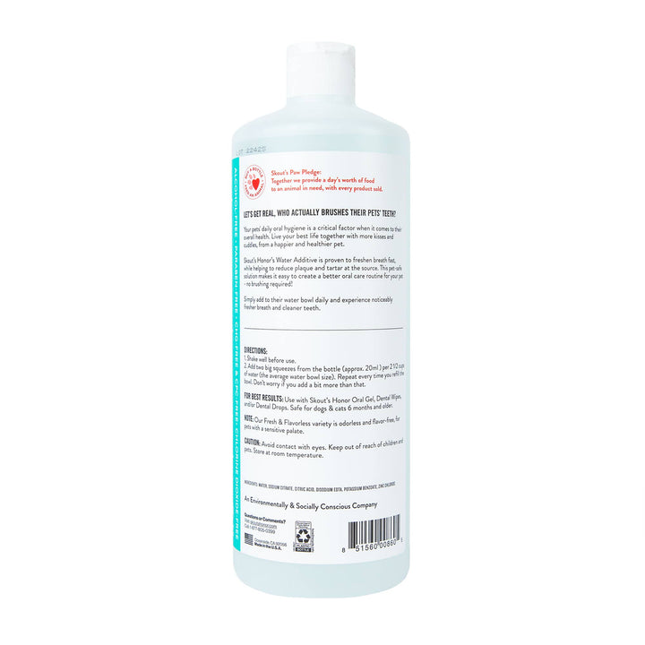 Oral Care Water Additive: Flavorless 32 oz