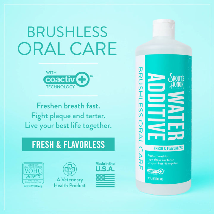 Oral Care Water Additive: Flavorless 32 oz