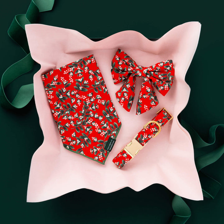 Rifle Paper Co. x TFD Mistletoe Bandana