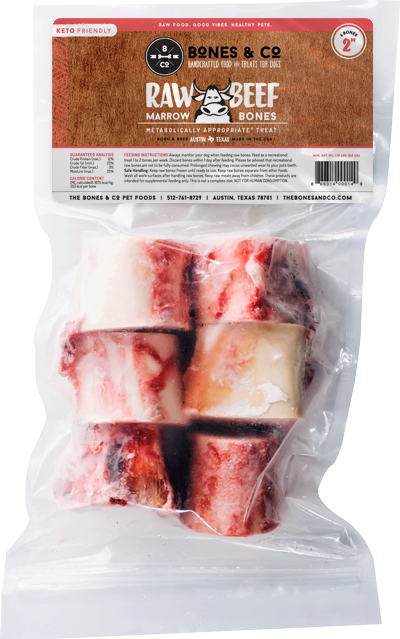 Frozen Raw Beef Marrow Bones
