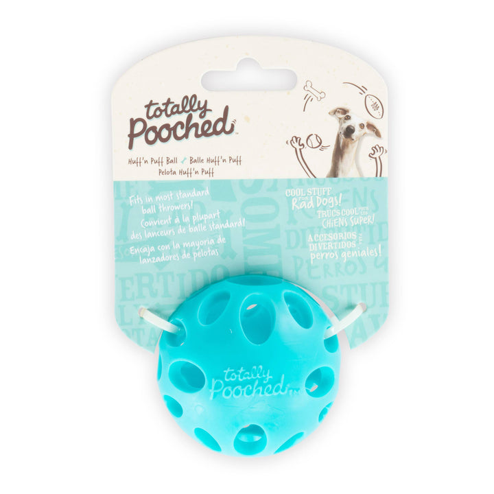 Totally Pooched Huff'n Puff Ball Rubber