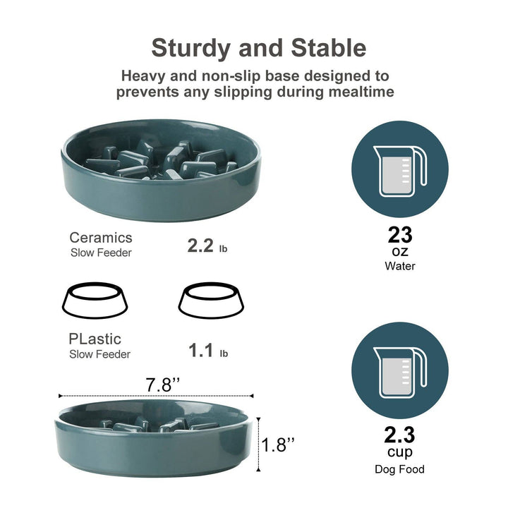 Spark Slow Feeder Dog Bowl
