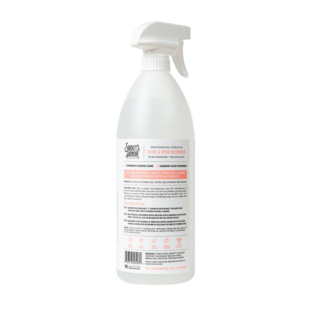 Urine & Odor Destroyer for Cats 35 oz