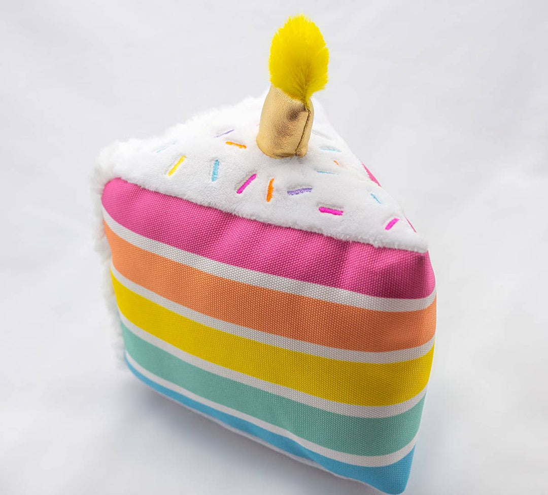 ThoozyPet Birthday Cake Plush Dog Toy