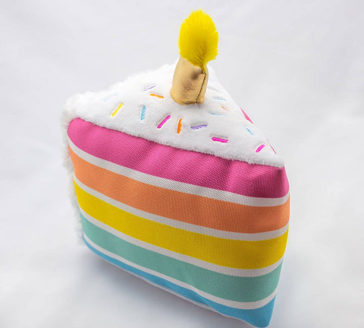 ThoozyPet Birthday Cake Plush Dog Toy