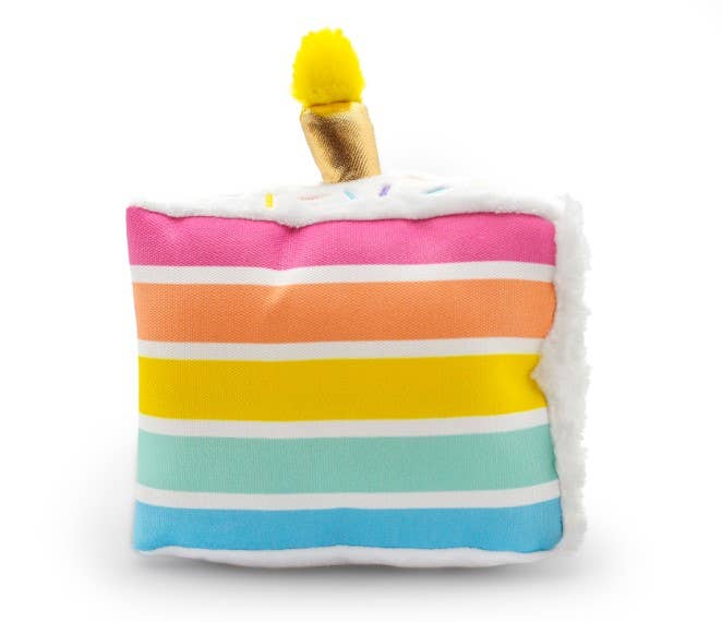 ThoozyPet Birthday Cake Plush Dog Toy