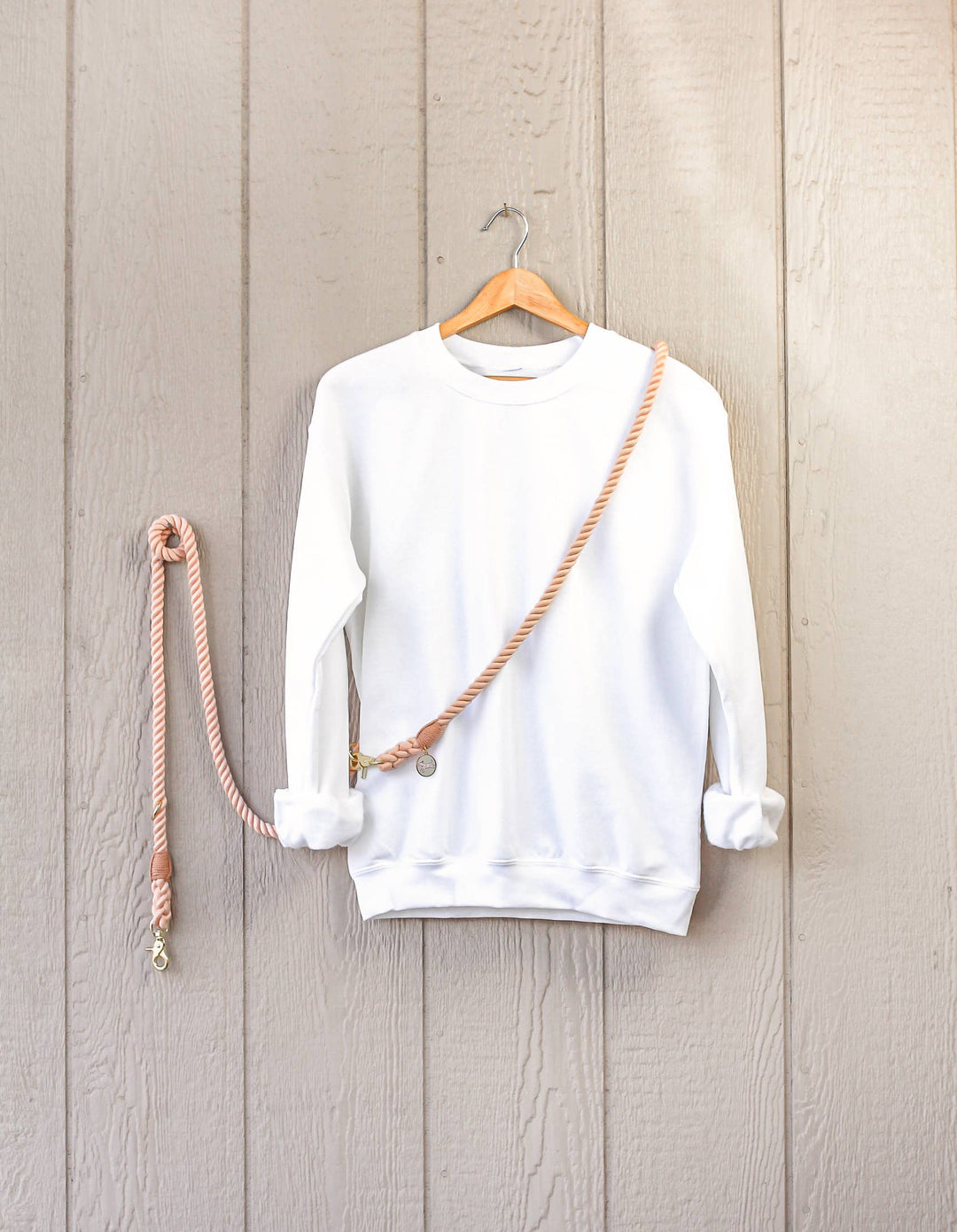 Champagne Quartz Hands-Free Rope Leash