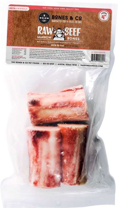 Frozen Raw Beef Marrow Bones