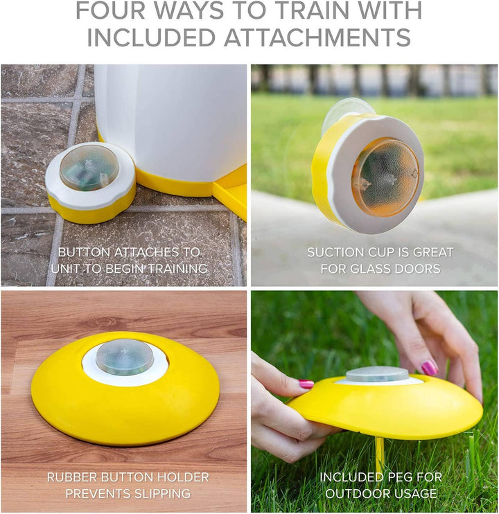 Treat Dispenser with Remote Button, Dog Memory Training Toy