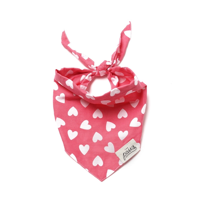 Heart Print Bandana