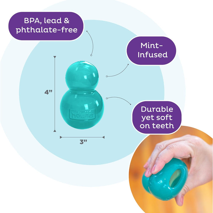 Double-Tuff Interactive Treat Stuffer Durable Dog Chew Toy