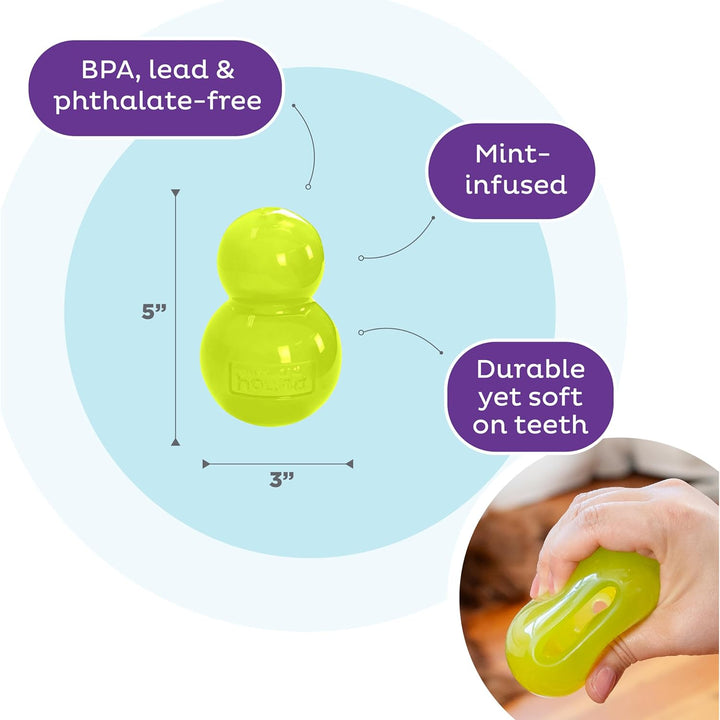 Double-Tuff Interactive Treat Stuffer Durable Dog Chew Toy