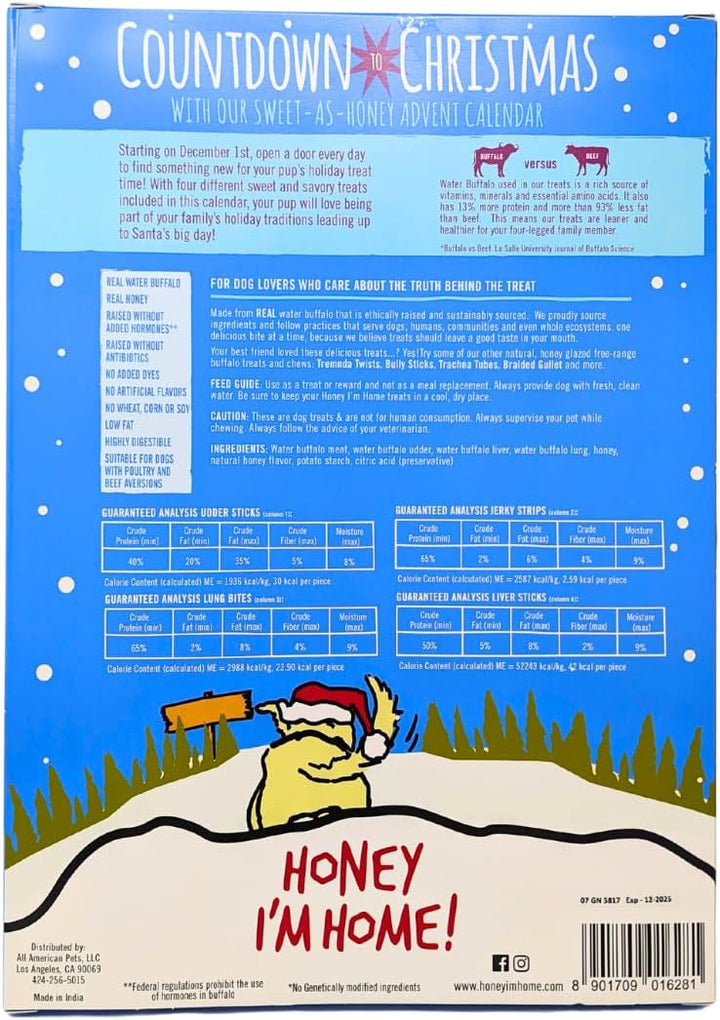 Holiday Advent Calendar - Water Buffalo