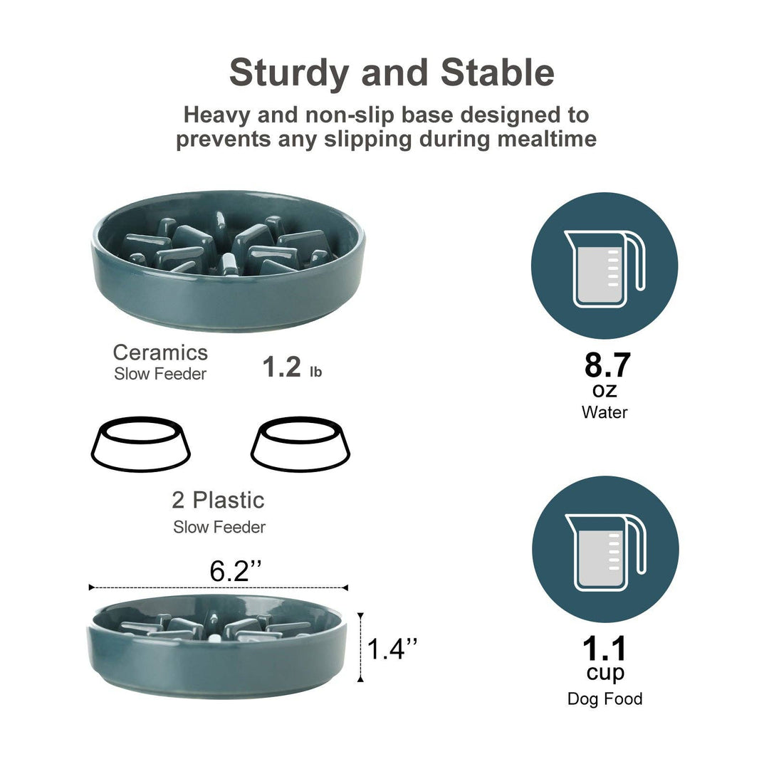 Spark Slow Feeder Dog Bowl