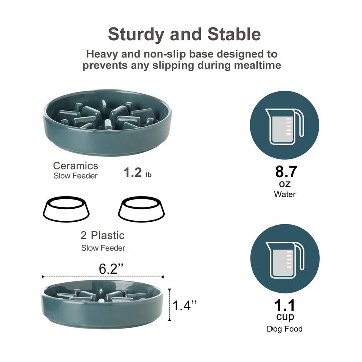 Spark Slow Feeder Dog Bowl