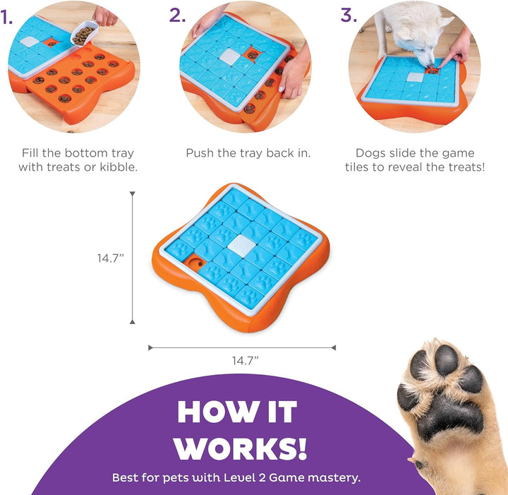 Challenge Slider Interactive Treat Puzzle Dog Toy