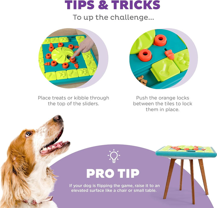 MultiPuzzle Interactive Dog Treat Puzzle Toy