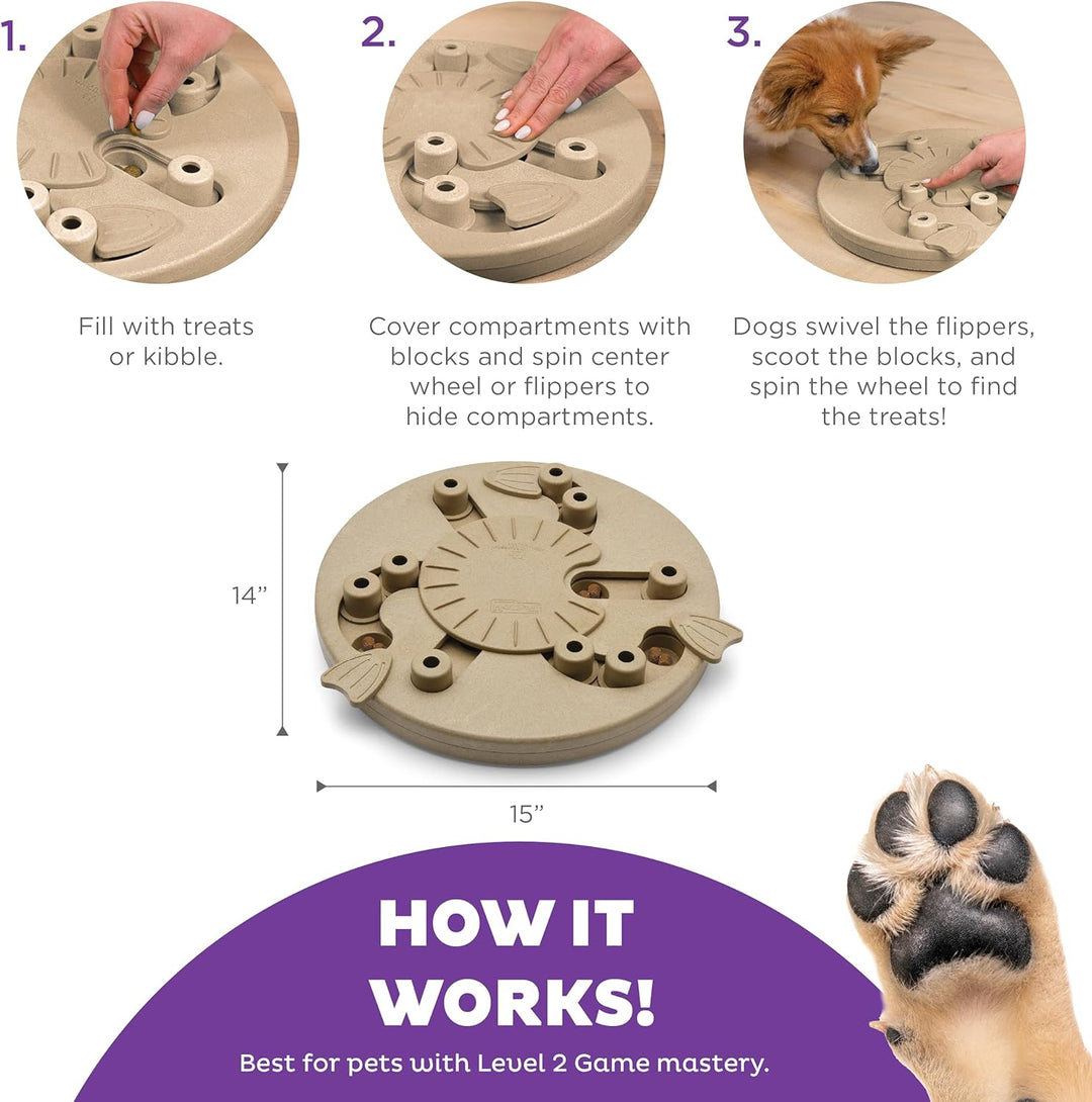Dog Worker Interactive Treat Puzzle Dog Toy