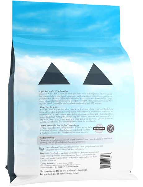 BoxiePro Air™ Self-Cleaning Probiotic Lightweight Clumping Litter