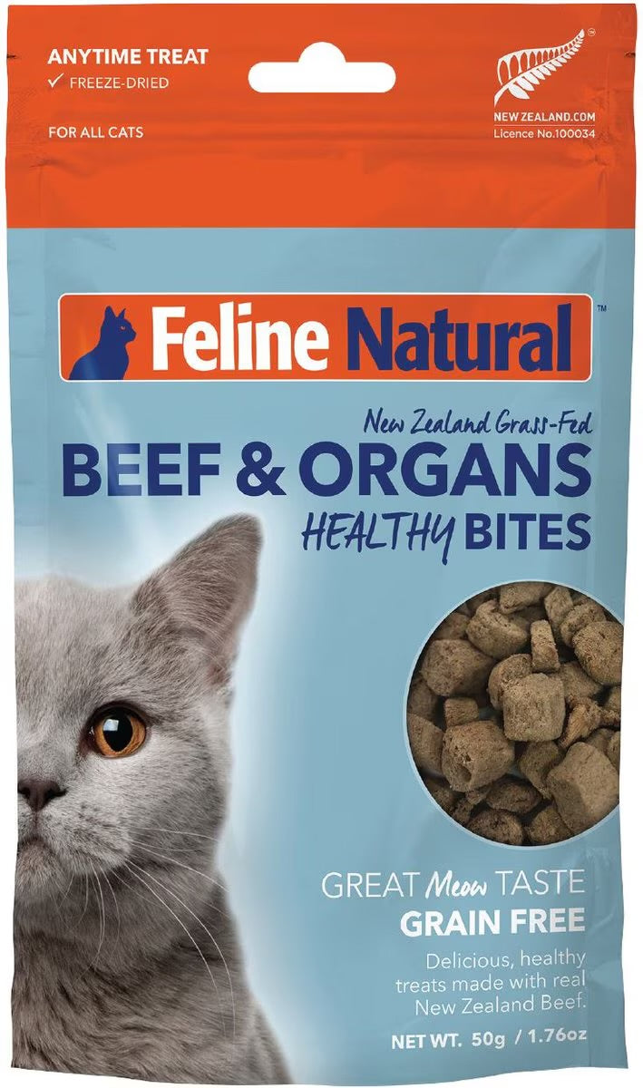 Feline Natural Beef & Organs Healthy Bites