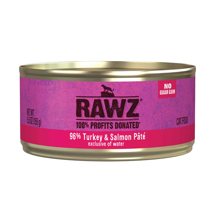 RAWZ 96% Turkey and Salmon Pate Cat Food