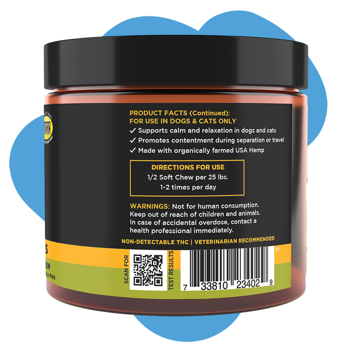 Chill+Out Broad Spectrum Calming Hemp Soft Chews