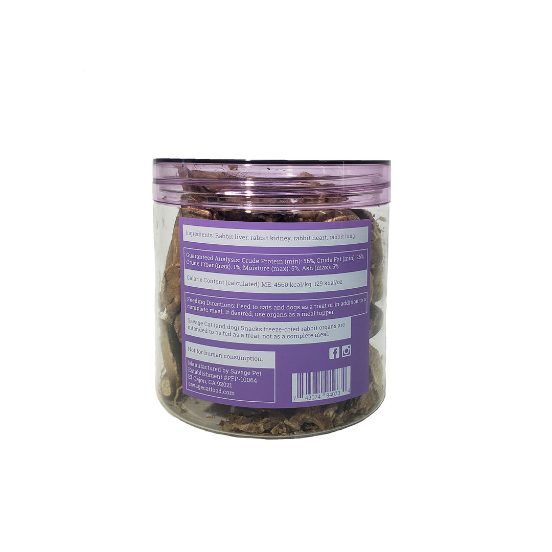 Freeze Dried Rabbit Organs