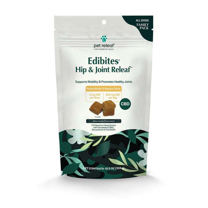 Hip & Joint Releaf CBD Edibites – Peanut Butter Banana Flavor