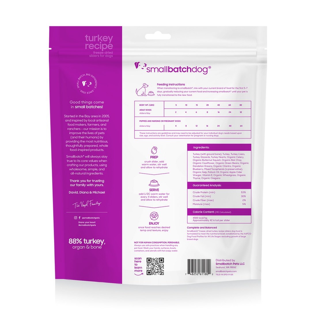 SmallBatch Freeze-Dried Raw Food for Dogs