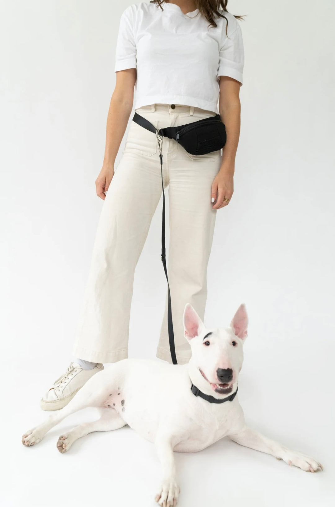 Sling Bag + Dog Leash Set