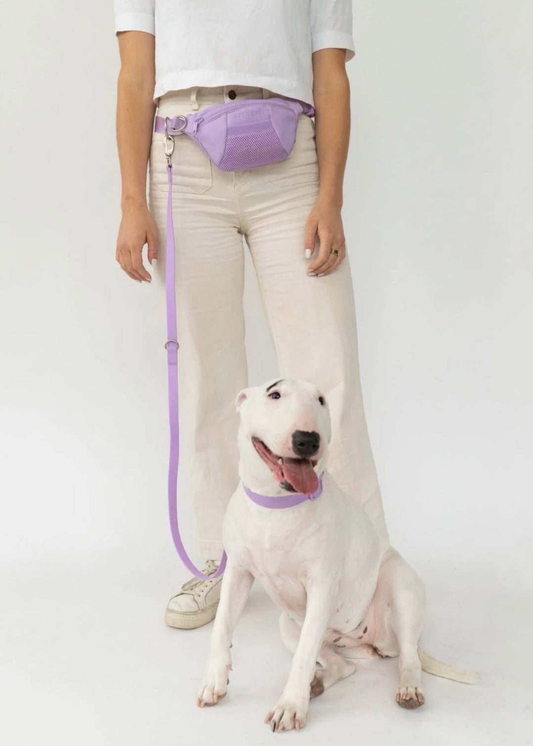 Sling Bag + Dog Leash Set