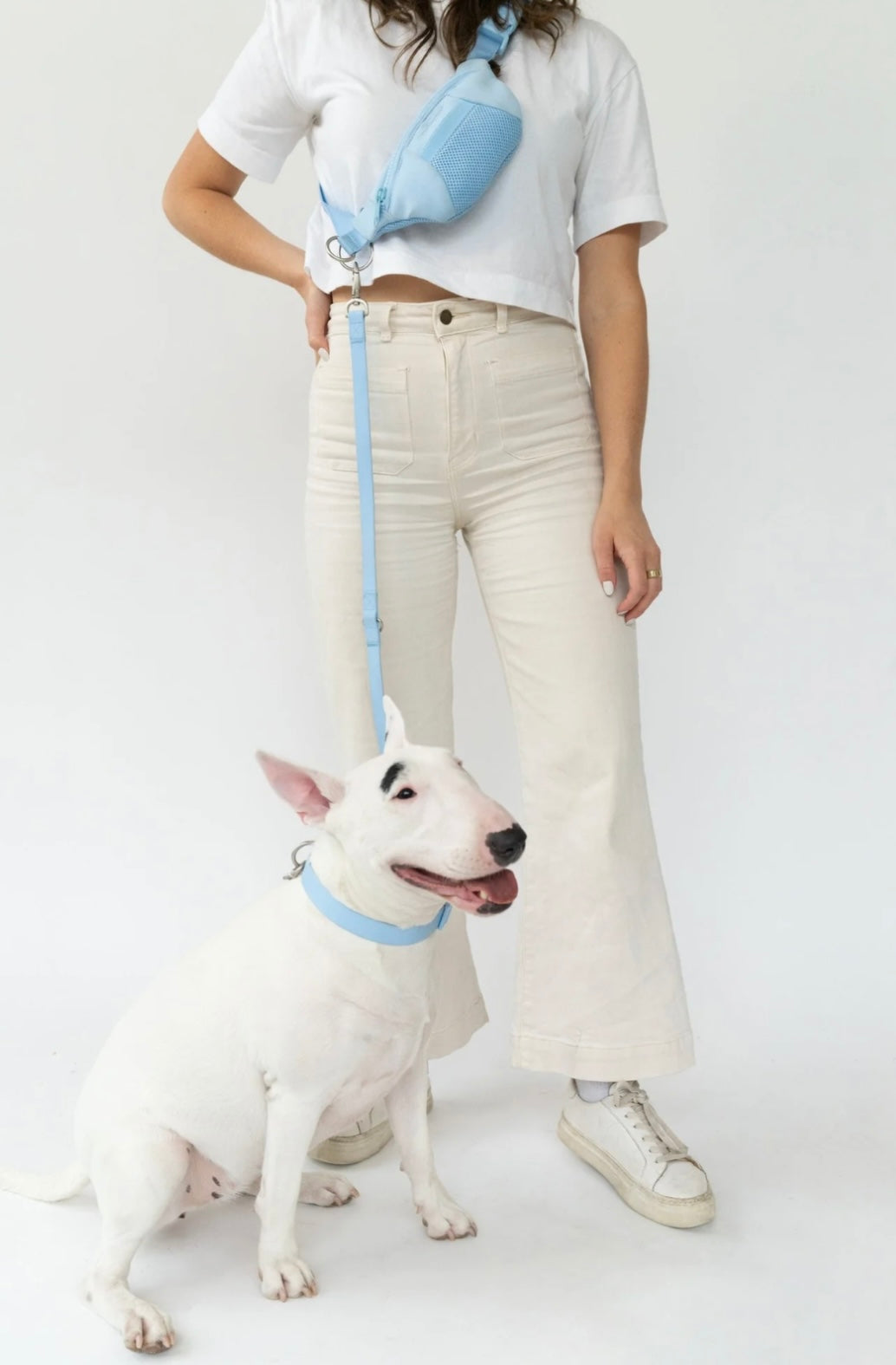 Sling Bag + Dog Leash Set