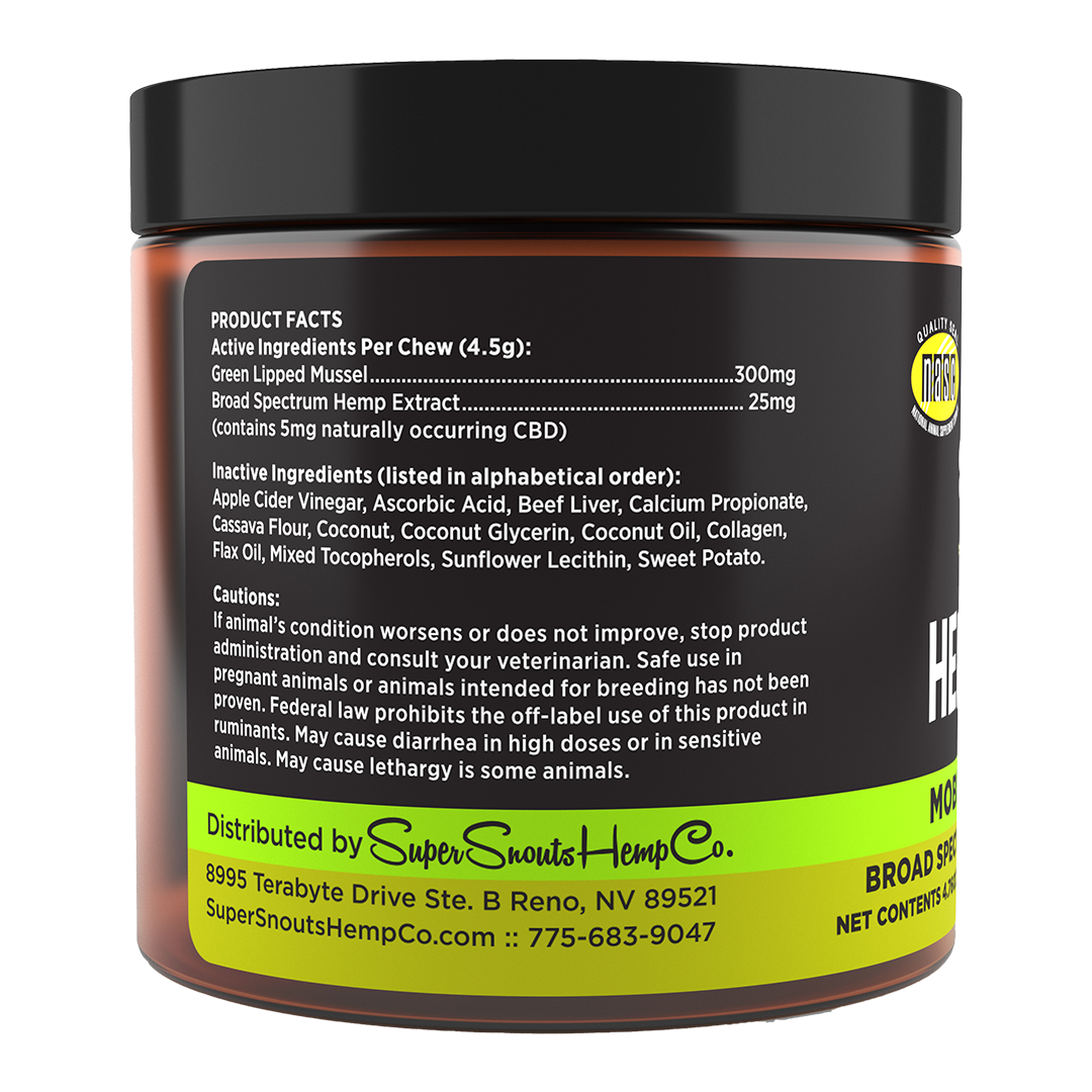 Hemp + Joint Mobility Support Hemp Chews