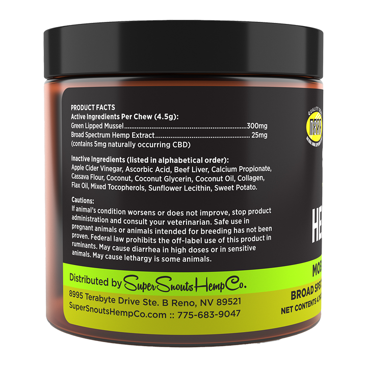 Hemp + Joint Mobility Support Hemp Chews