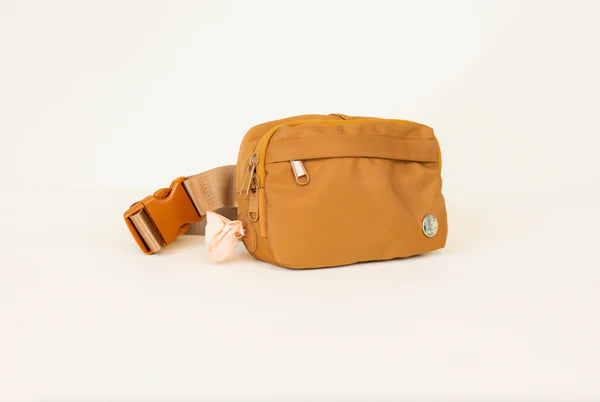 Belt Bag with Built-In Waste Bag Dispenser