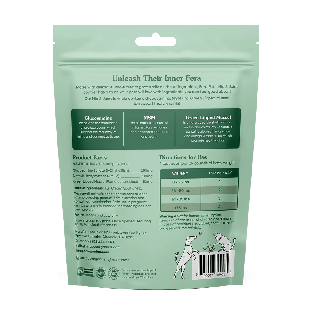 Hip + Joint Goat Milk Topper for Dogs & Cats