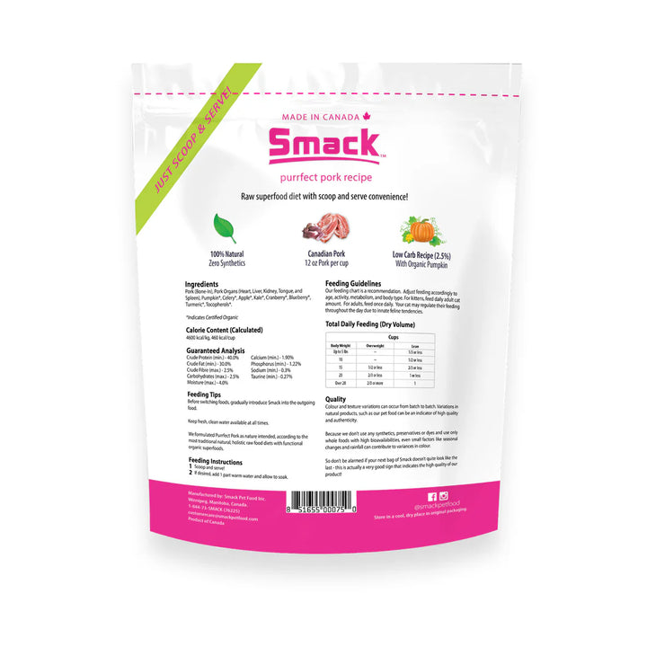 Purrfect Pork - Raw Dehydrated Superfood for Cats