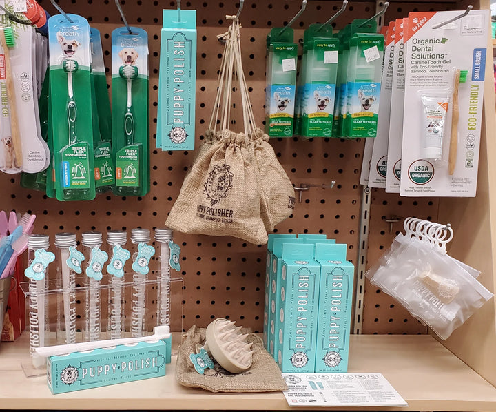 Wag & Bright Puppy Polisher - BPA Free Silicon Finger Toothbrush