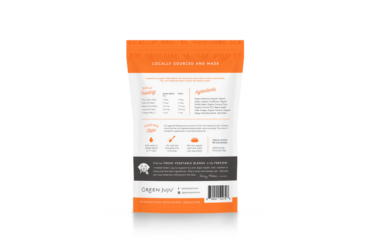 Golden Blend with Bee Pollen - Freeze Dried Vegetable Blend for Dogs & Cats