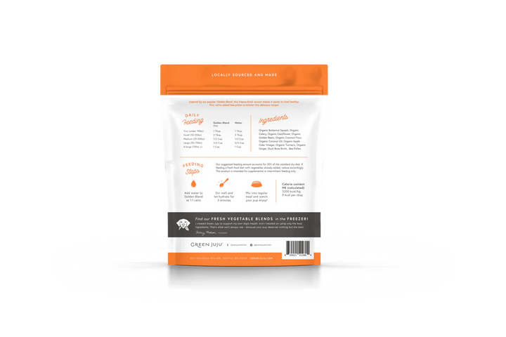 Golden Blend with Bee Pollen - Freeze Dried Vegetable Blend for Dogs & Cats