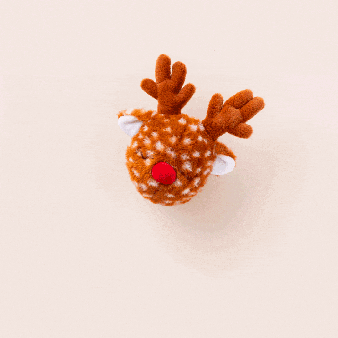 Reindeer Interactive Snuffle Dog Toy