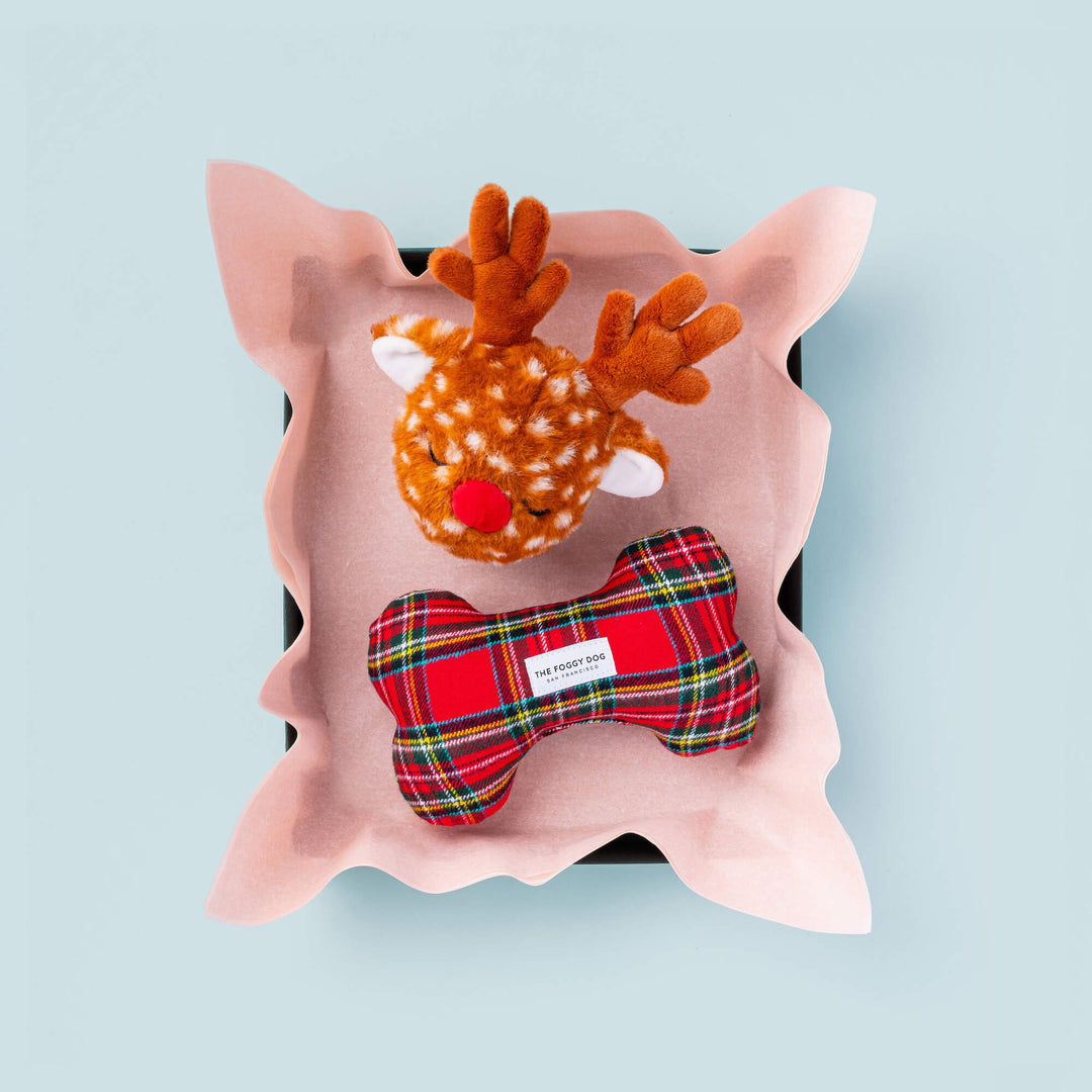 Reindeer Interactive Snuffle Dog Toy