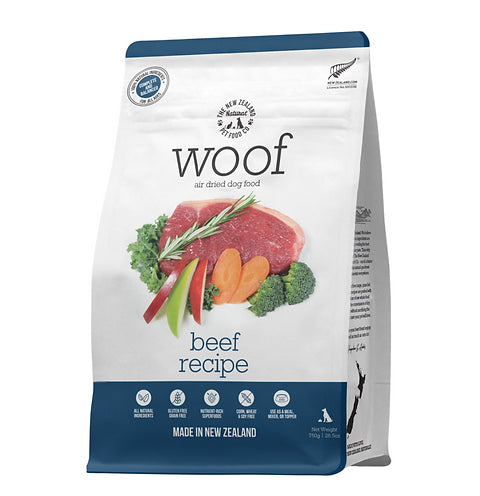 WOOF Air-Dried Dog Food - Beef Recipe (26.5 oz)