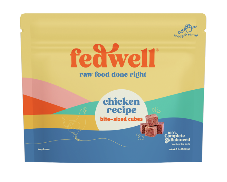 Fedwell Raw Dog Food Chicken Recipe