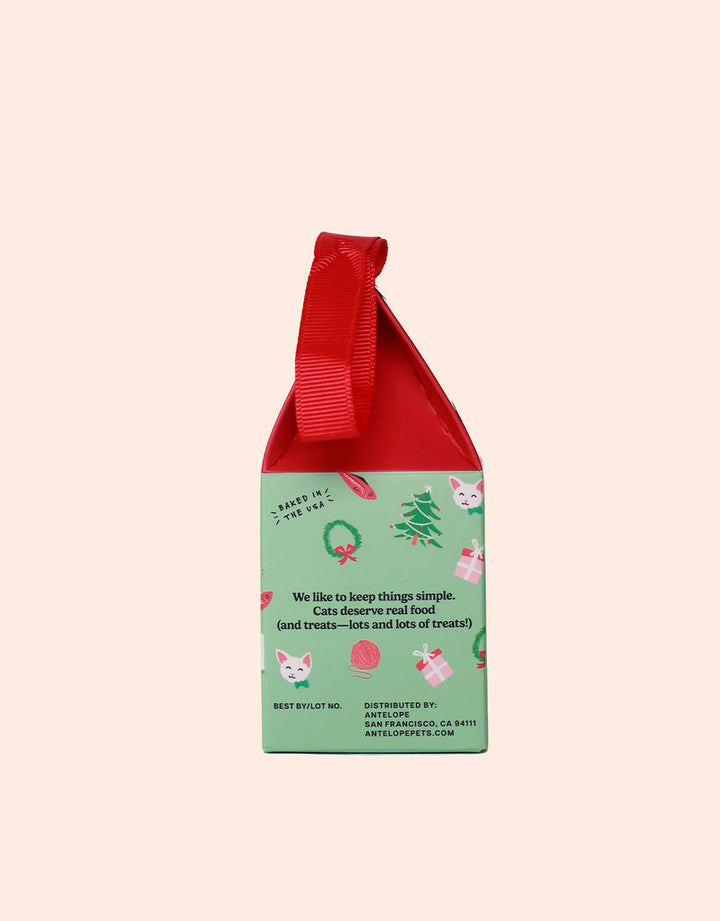 Merry Fish-Mas Ornament - Holiday Cat Treats