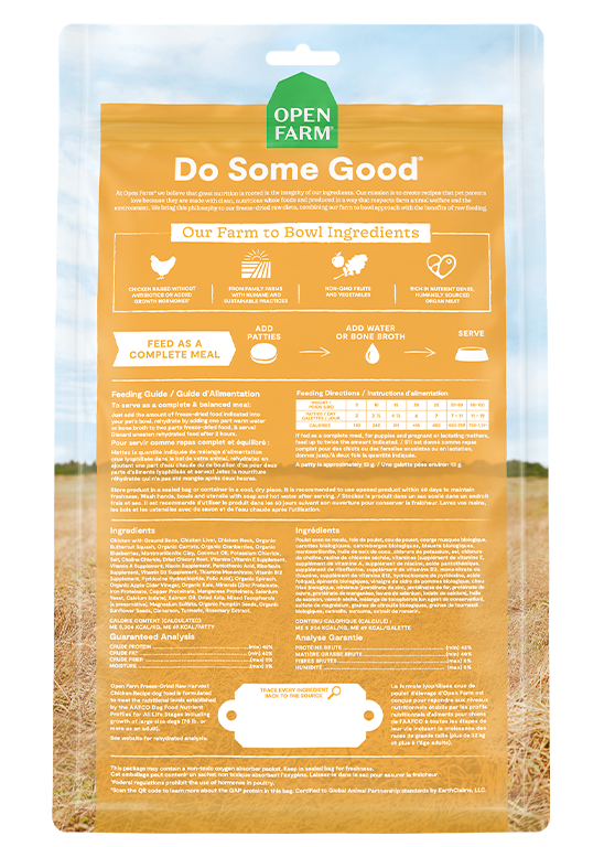 Freeze-Dried Raw Patties for Dogs