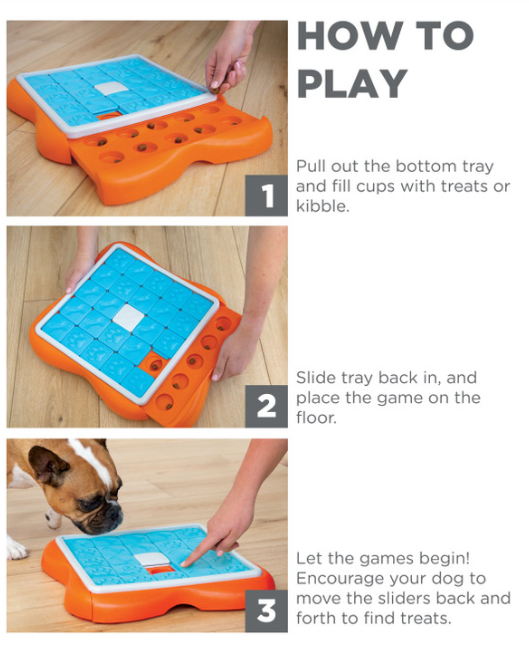 Challenge Slider Interactive Treat Puzzle Dog Toy