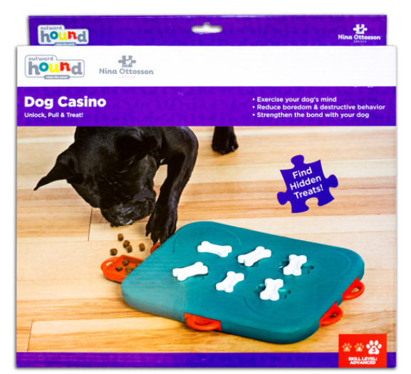 Dog Casino Interactive Treat Puzzle Dog Toy