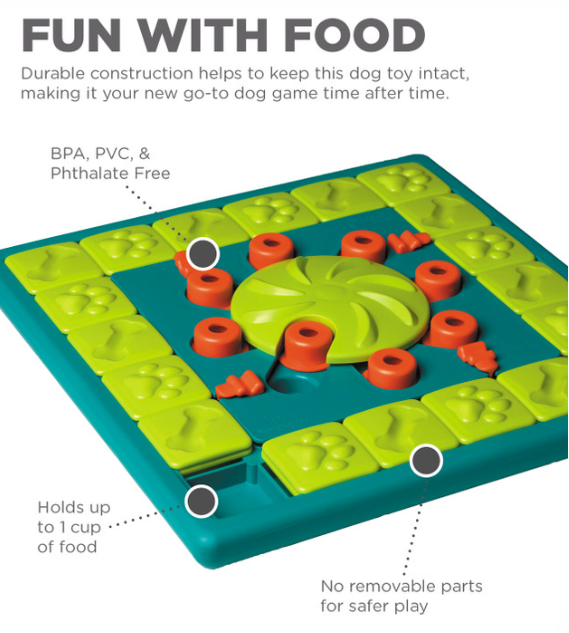 MultiPuzzle Interactive Dog Treat Puzzle Toy