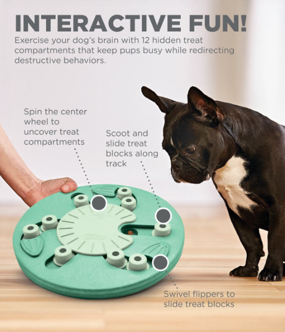 Dog Worker Interactive Treat Puzzle Dog Toy